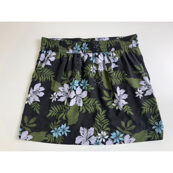 Speedo Women's Black Tropical Floral Print Skort Size S Small - Picture 2 of 12